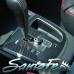 carbon fabric gear panel stickers hyundai santa fe cm 2006-12